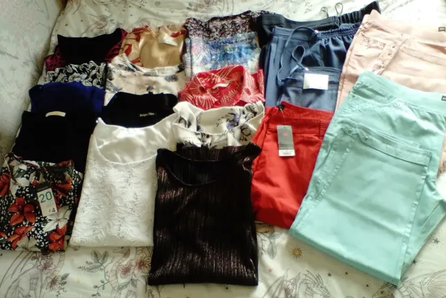 ladies clothes size 18-20  HUGE  bundle nwot and nwt couple used 20 items 