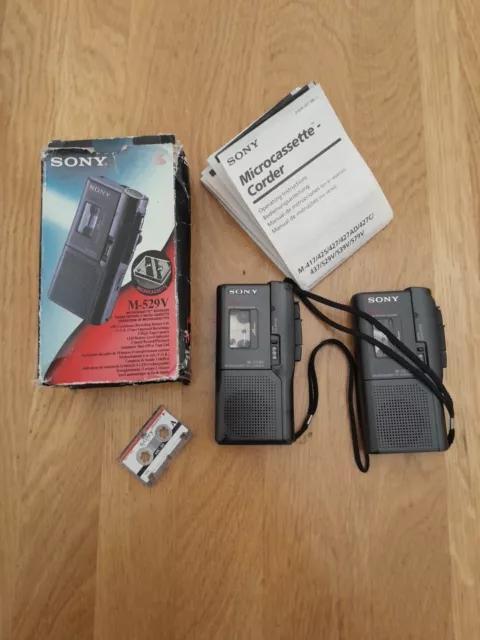 Sony M-529V Pressman MicroKassette Sprachrekorder Diktiergerät Diktiergerät 2