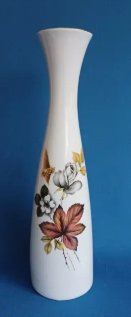 Vintage Royal Bavaria KPM Vase mit Blumendekor & Goldrand Nr. 75/3 Germany 31cm