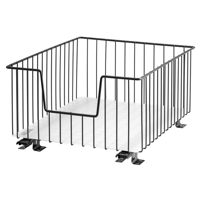 Bremermann cavo a cestello armadio larghezza 40 cm, cassetto cucina, nero