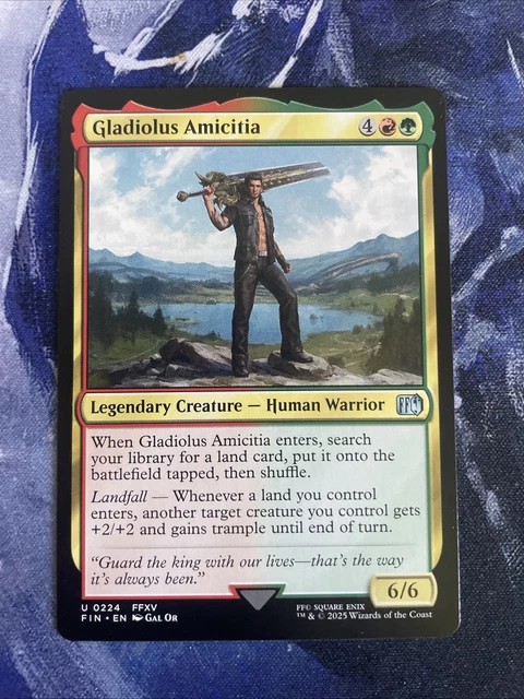 mtg final fantasy gladiolus Gladiolus Amicitia (Extended Art) [FINAL FANTASY] main image 1