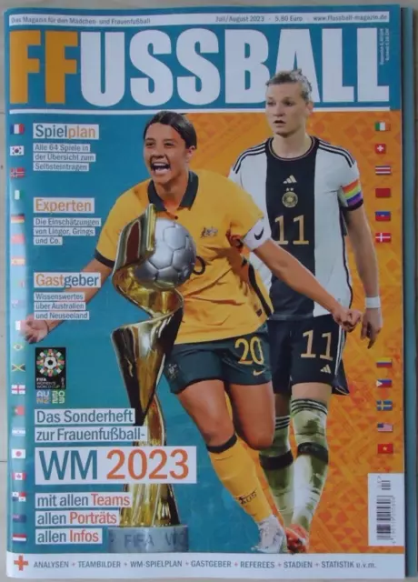 Ffussball The Special Issue To Women's Football WM 2023. Juli-August