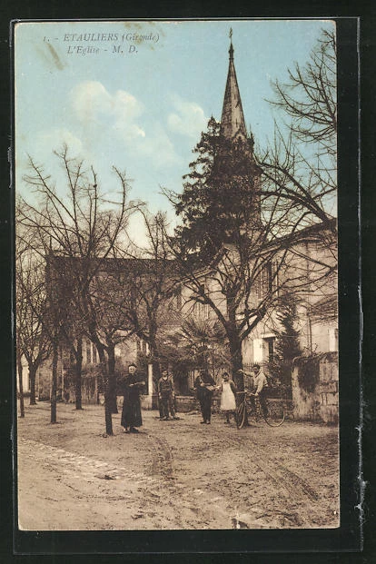 CPA Etauliers, l´Eglise