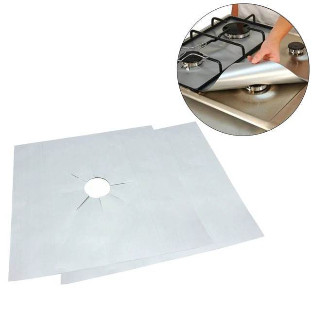 2 piezas de protección contra quemadores de horno cubiertas de quemador para placas de estufa quemador de estufa
