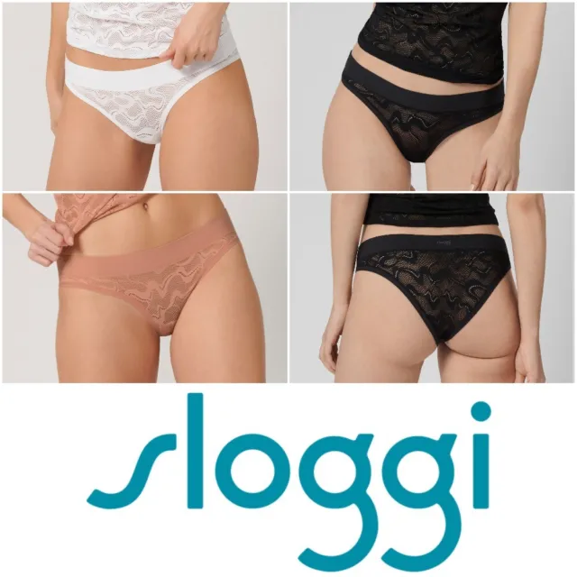 Sloggi GO Allround Lace Mini Knickers 10209398 - One Size Fit UK 8 -16
