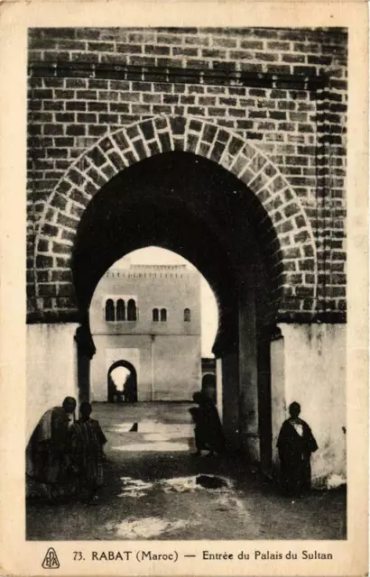 CPA AK RABAT Entrée du Palais du Sultan MAROC (688218)