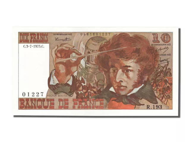 [#100865] Billet, France, 10 Francs, 10 F 1972-1978 ''Berlioz'', 1975, 1975-07-0