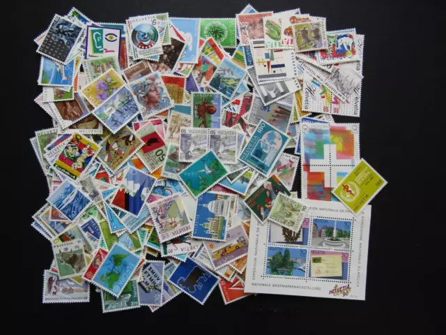 Switzerland  -Fine Collection Of Modern Mnh Stamps  - Face Sf220+