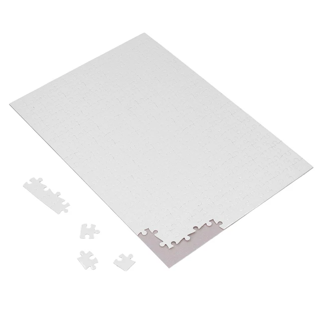 10 Sets DIY Blank Puzzle Heat Press Jigsaw Sublimation Transfer Consumables A3✿