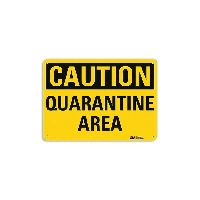 LYLE U4-1614-RA_10X7 Caution Sign,7 in x 10 in,Aluminum