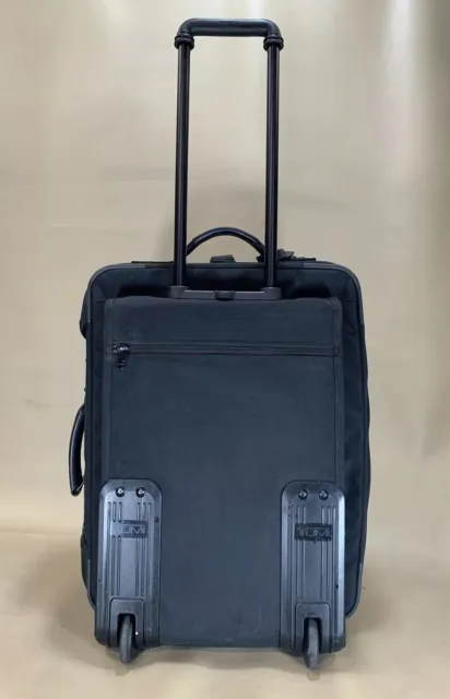 Used Tumi Made In USA Black Ballistic 22” Upright Vertical Wheeled Garment Bag 3