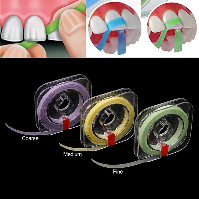 Dental Polishing Strip Roll 6m*4mm Resin Tooth Grinding Sanding Teeth Whiten!bd
