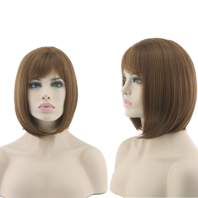 Cosplay Cabello Accesorios Cosplay Peluca Corta Pelo Real Pony