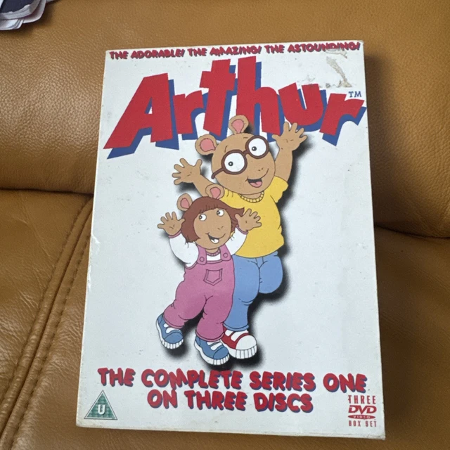 ARTHUR SERIES 1 DVD (2008) cert U 3 discs Highly Rated eBay Seller