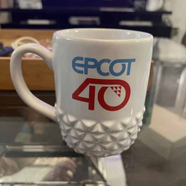 2022 Disney Parks Epcot Center 40 40th Spaceship Earth Figment Coffee Mug New
