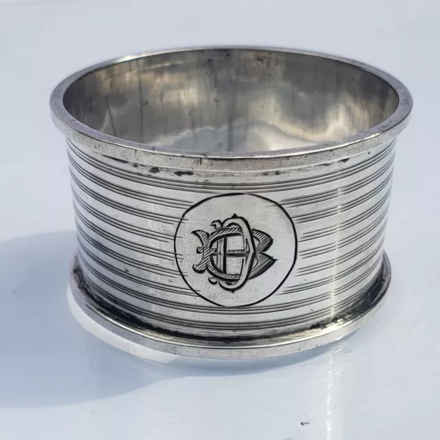 Sterling Silver Napkin Ring ~ Hallmarked Birmingham 1918~  17.1g