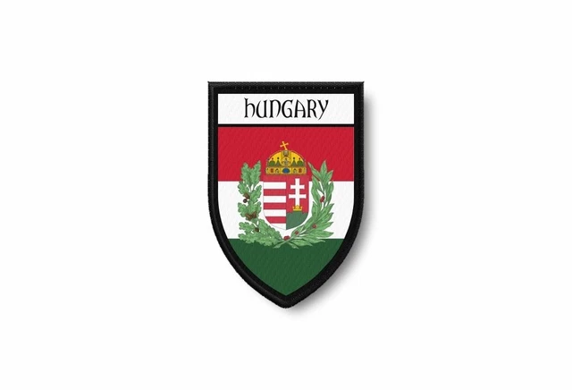 patch aufnäher bügelbilder aufbügler wappen flagge flaggen fahne ungarn r2