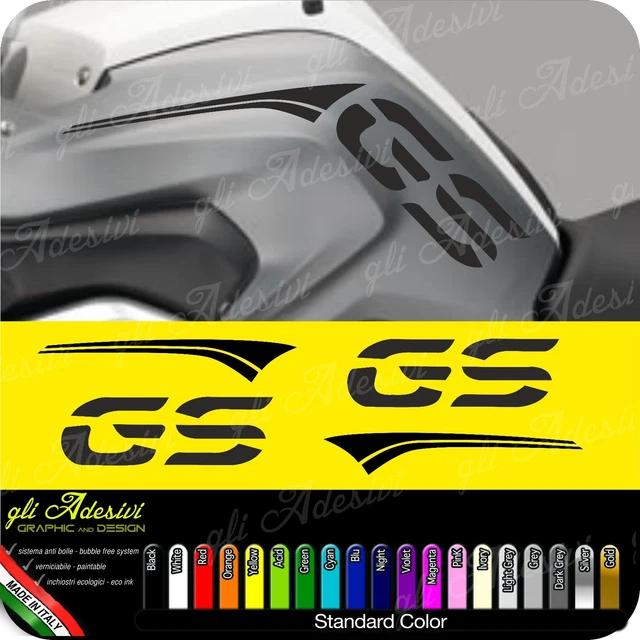 Kit Autocollants BMW R1200GS - Qualité Vinyle Brillant, Déco Moto
