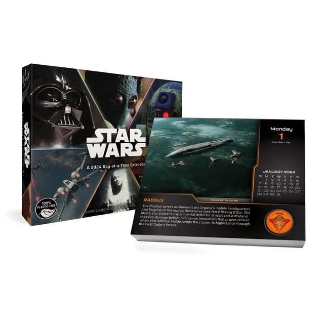 TRENDS INTERNATIONAL, Star Wars 2024 Desk Calendar 26.01 PicClick