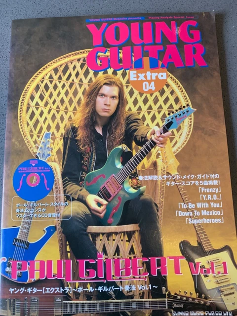 YOUNG GUITAR EXTRA Paul Gilbert with CD £24.00 - PicClick UK