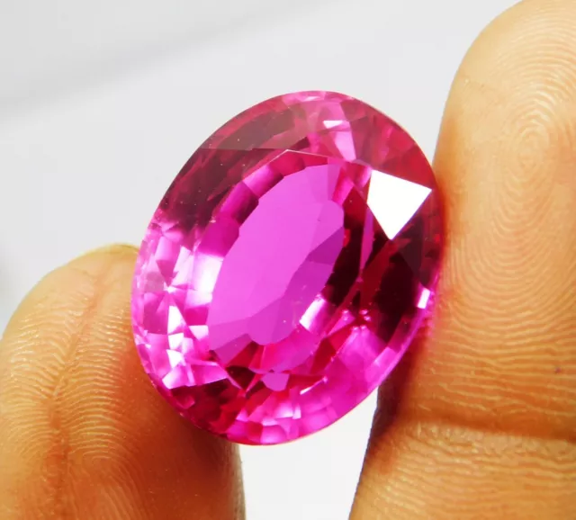 35.00 Ct Saphir rose naturel taille ovale Superbe pierre précieuse en vrac...