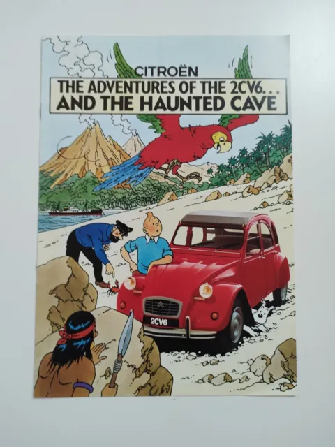 Tin Tin Citroen 2CV Sales Brochure 1988