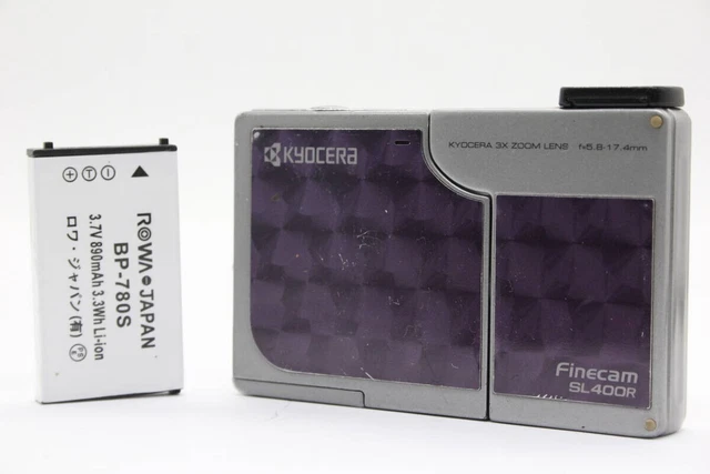★通電シャッターOK★ KYOCERA Finecam SL400R 3台セット KYOCERA FINECAM SL400R 4.0MP Compact Digital Camera Silver w