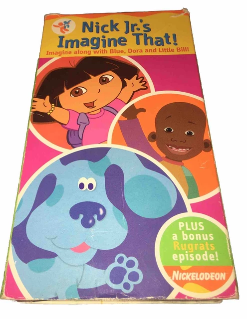 NICK JR.'S IMAGINE That VHS Nickelodeon Nick Jr. Little Bill Blues ...