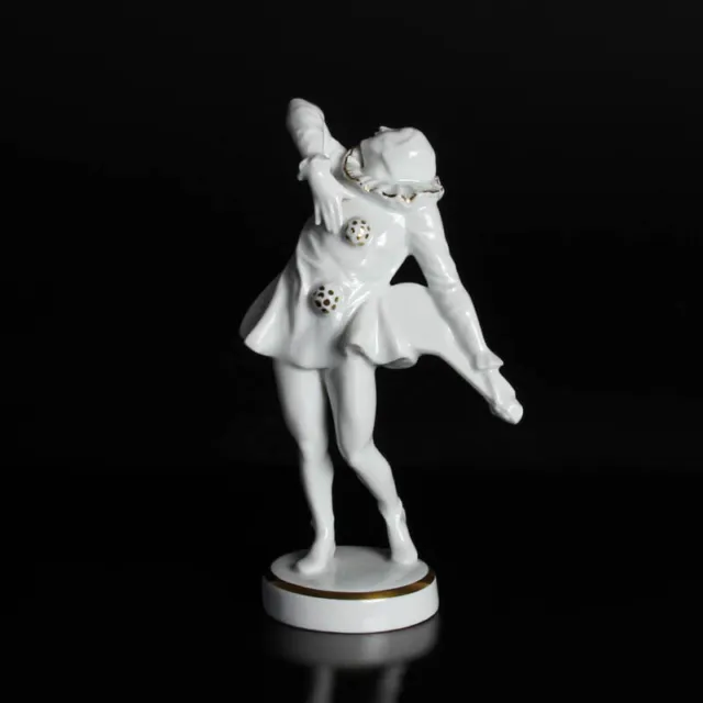Hutschenreuther Porzellan Figur Skulptur Abt. für Kunst Tänzerin mit Laute