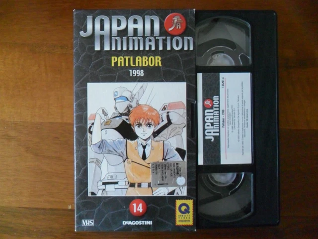 Videocassetta VHS Japan Animation Patlabor 1998 De Agostini 14