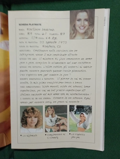 PLAYBOY BAYWATCH MARLIECE Andrada/Natalia Estrada Aprile 1998 Magazin