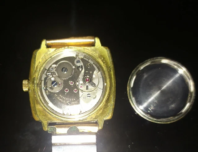Lot De 4 Montres Vintage Mécaniques Difor Suisse Fingerhut - Mouvement Manuel - Cuir - Non Testées
