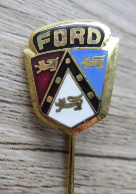 FORD Nadel: kein Pin / Pins: Logo Classik - emailliert - 90er Jahre - Rar !