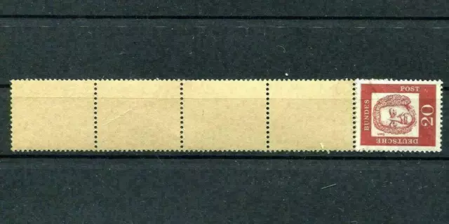 Bund Nr. 352 y R ** bedeutende Deutsche Rollenende mit Leerfeldern