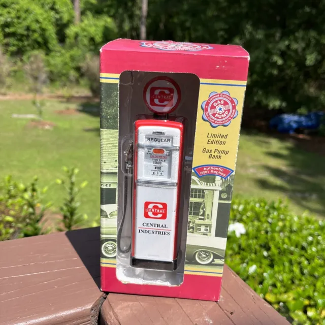 Crown Premiums Collectable Central Industries Limited  Edition Gas Pump Bank