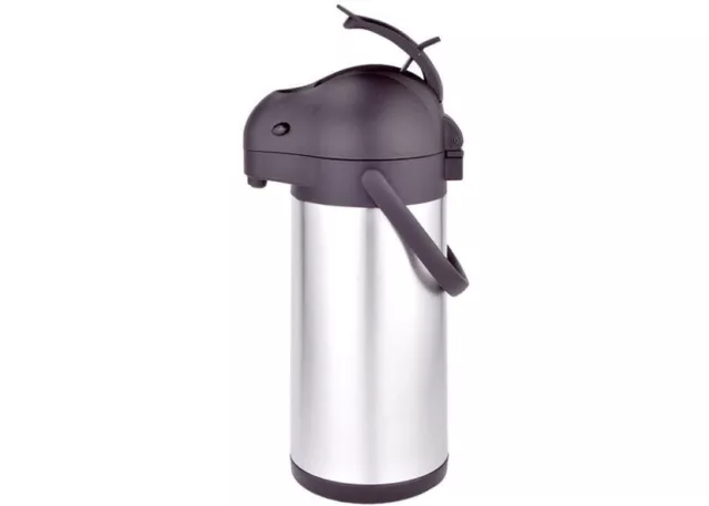 Caraffa Termica 3 Litri Termos Caldo O Freddo Thermos A Pompa Airpot Push Inox