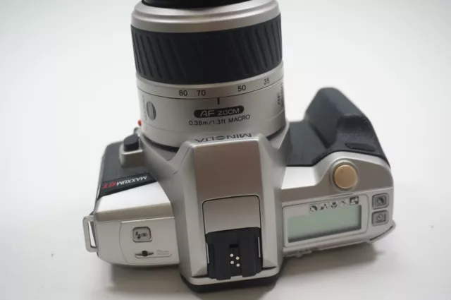 Minolta MAXXUM GT 35MM SLR Film CAMERA + AF ZOOM LENS Minolta  TESTED WORKING! 2