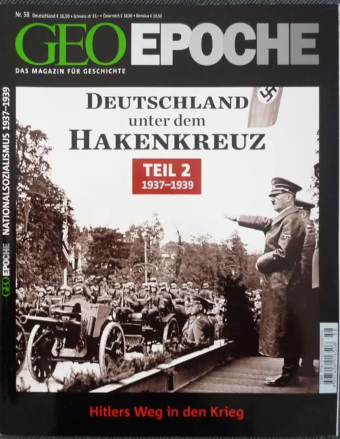 Geo Epoche Nr. 58 - Deutschland unter dem Hakenkreuz Teil 2 mit DVD