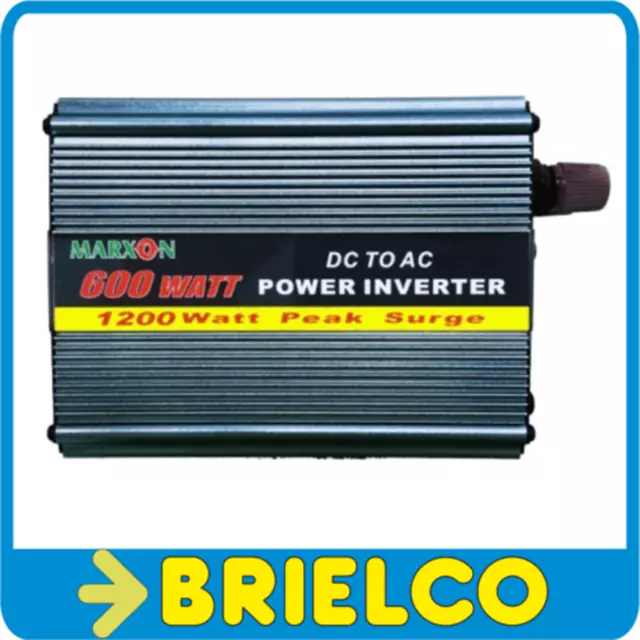 Convertidor Inversor Elevador 12Vdc-220Vac 600W Onda Senoidal Modificada Bd10394