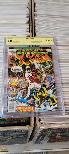 Uncanny X-Men #109 Cbcs 7.0 1978  1st app. Vindicator Signed Chris Claremont Res