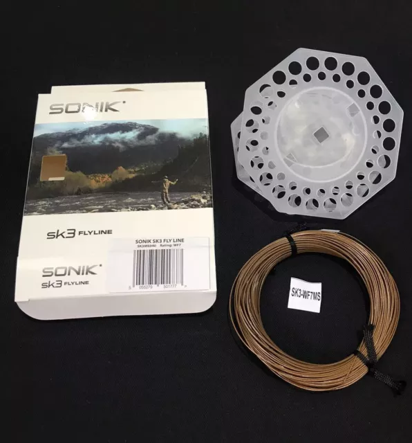 Sonik SK3 Fly Line Brown WF7 MS Medium Sink Fly Fishing