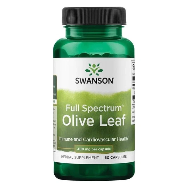 FULL SPECTRUM OLIVE Leaf, 400mg - 60 caps £10.56 - PicClick UK