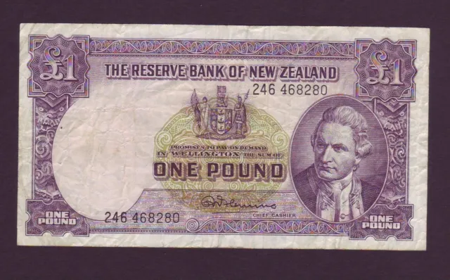 New Zealand 1 Pound P159 (SC8/B2)