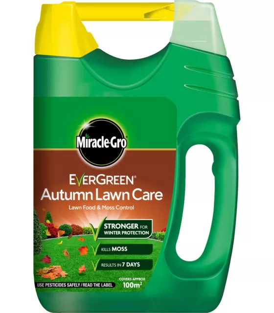 Miracle-Gro EverGreen Autumn Lawn Care & Moss Control Spreader 3.5kg - 100m2