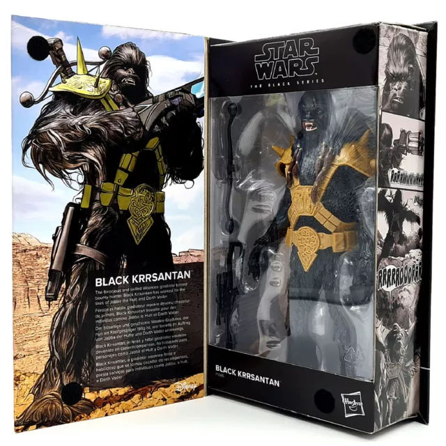 Black Krrsantan Figure Star Wars The Black Series Neu Ovp 6 Inch Hasbro Wookiee