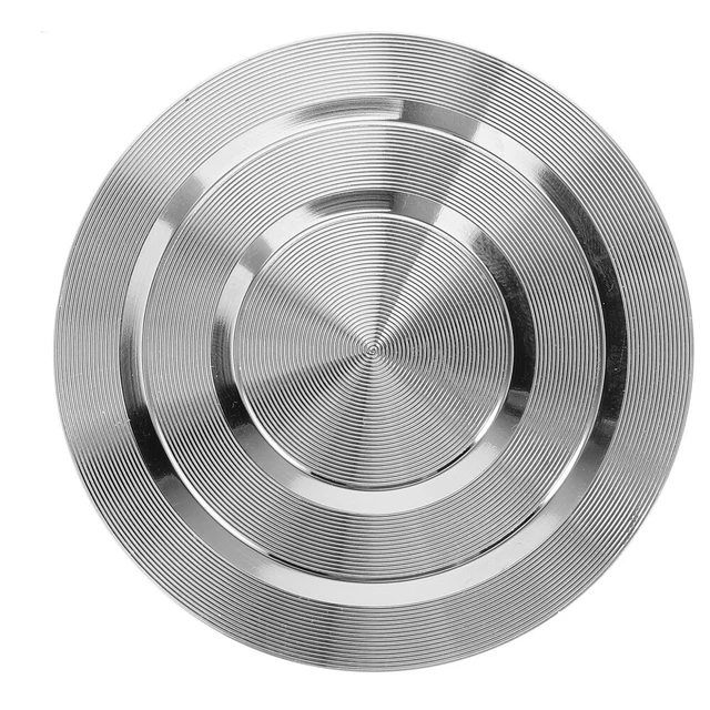 seguro útil práctico metal simple cojinete de plato giratorio Pro bandeja giratoria