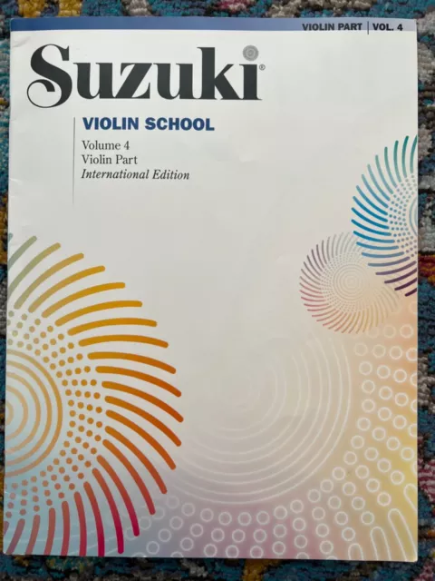 NEW Suzuki Violin School BOOK VOLUME 4 International edition