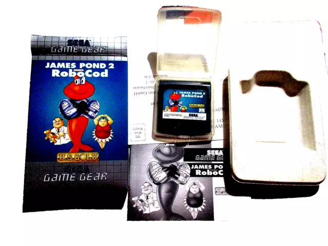 SEGA GAME GEAR   JAMES POND 2  nur  OVP+ ANL      TOP