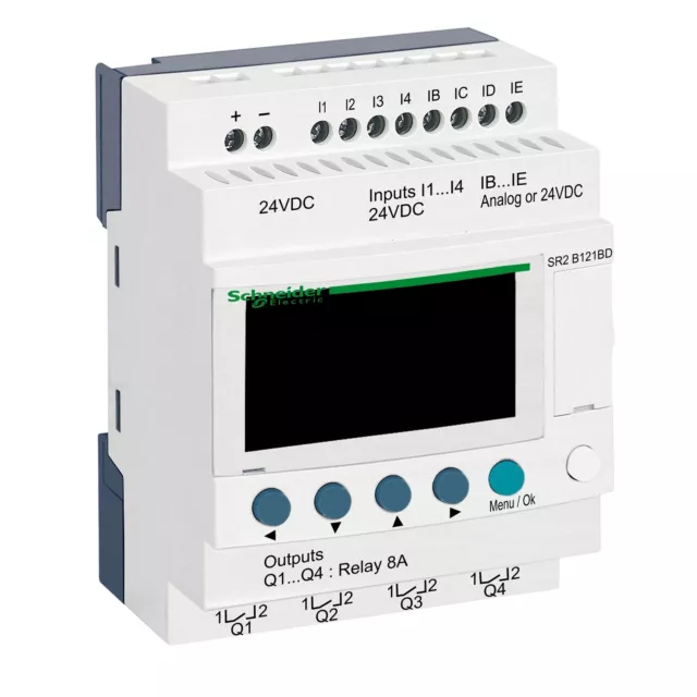 SR2B121BD Schneider - Automate Zelio Logic - relais intelligent 12 E/S 24Vcc - h