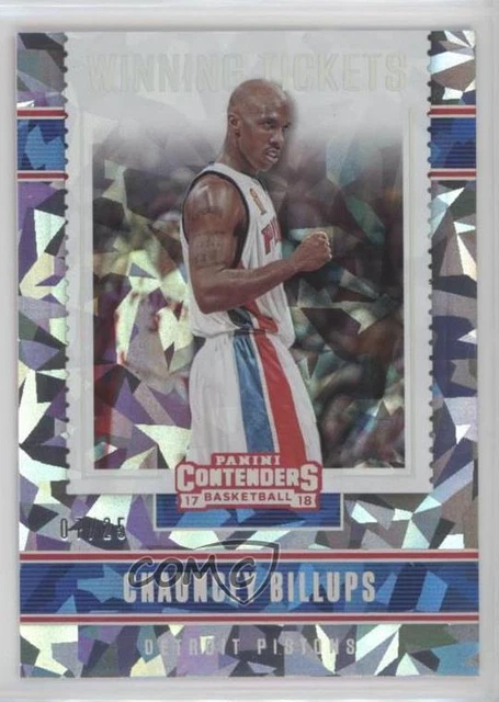 2017-18 Panini Contenders Winning Tickets Cracked Ice /25 Chauncey Billups #9
